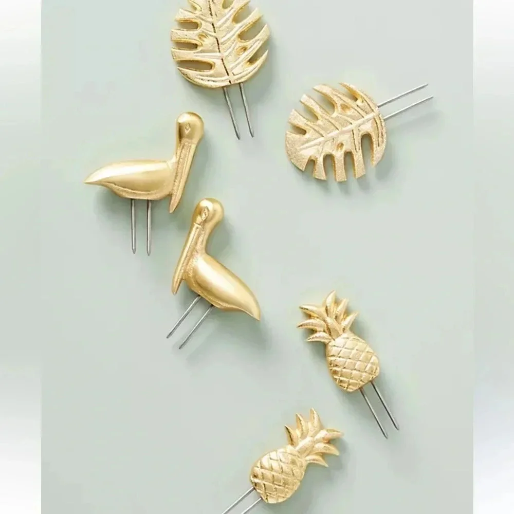 NWT Anthropologie Selva Corn on the Cob Holders Set of 3